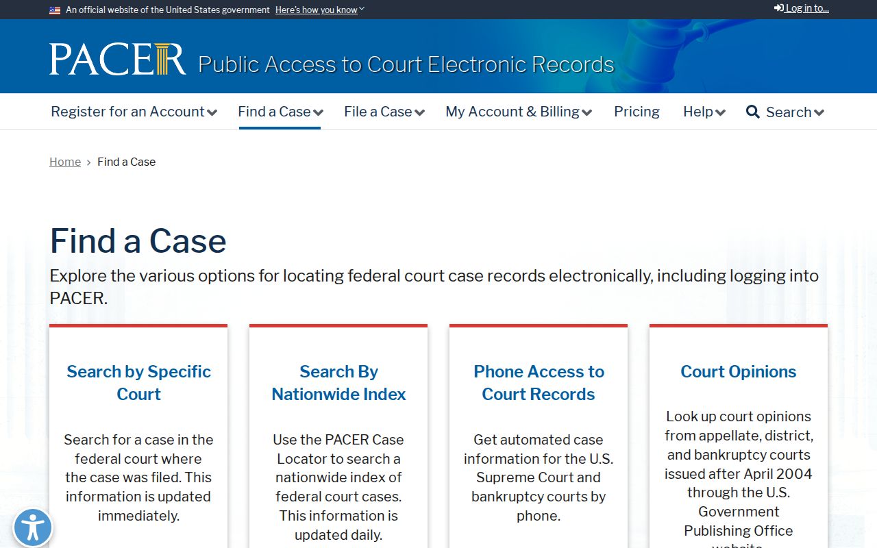 Llano County arrest warrant lookup: federal PACER case-search interface